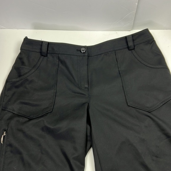Izod black golf bermuda shorts with stretch - Picture 2 of 9